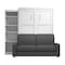 Bestar Pur 96W Queen Murphy Bed, A Storage Unit And A Sofa 26788-000017 - alternate 8